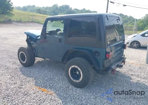 1998 Jeep Wrangler Sport из США, поврежденный, VIN 1J4FY19S2WP786844